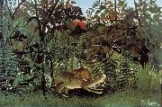 Henri Rousseau The Hungry Lion Throws Itself on the Antelope oil painting artist